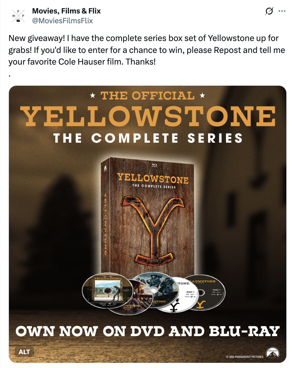 Movies, Films, And Flix - X Post